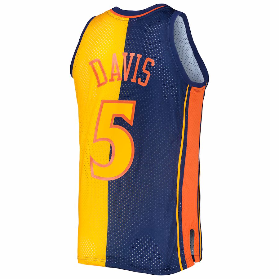 Baron Davis, Golden State Warriors, 2006/07, Bleu marine/Or