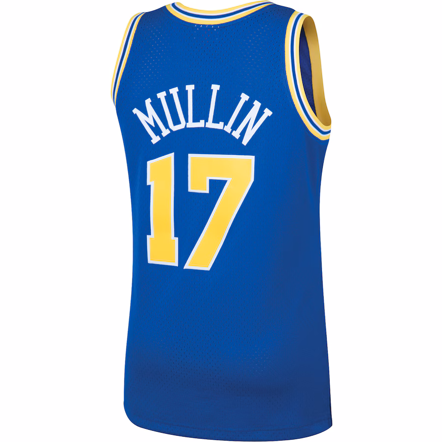 Chris Mullin, Golden State Warriors, 1993/94 Classique, Maillot de Fan, Bleu Royal