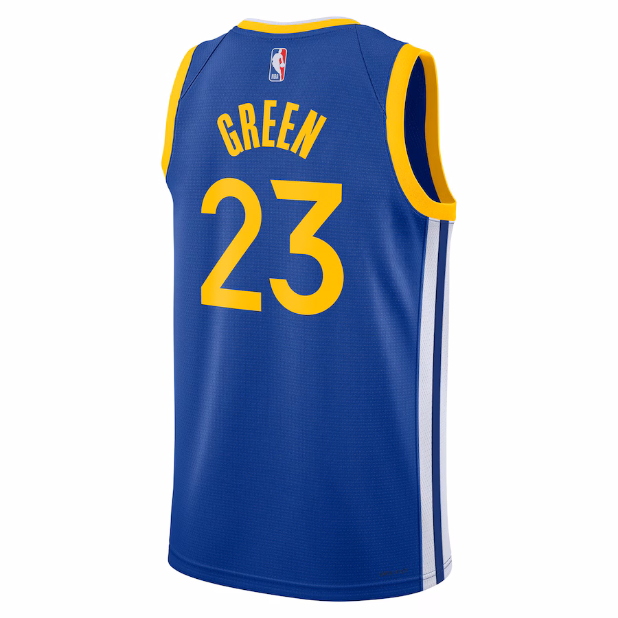 Draymond Green, Golden State Warriors, Maglia Unisex, Edizione Icona, Blu Regale