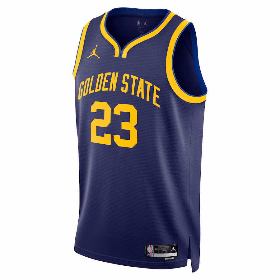Draymond Green, Golden State Warriors, Maillot Unisexe , Édition Statement, Bleu Marine