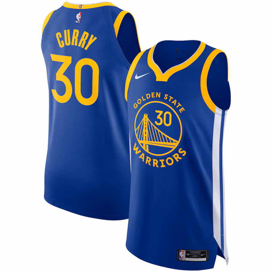 Stephen Curry, Golden State Warriors, Edizione Icon, Blu Regale