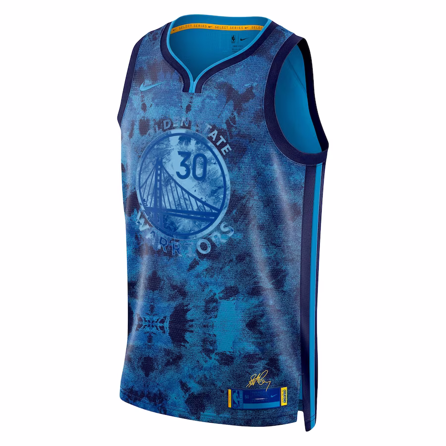 Stephen Curry, Golden State Warriors, Unisex, Blu Regale