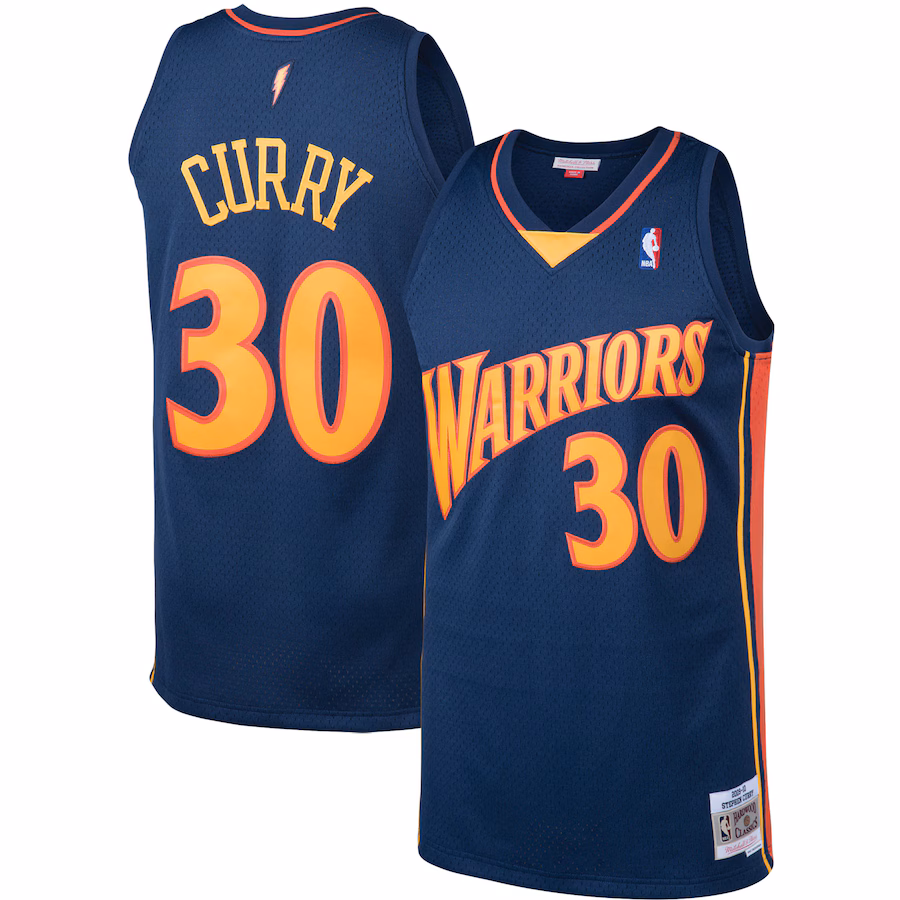 Stephen Curry, Golden State Warriors, 2009/10, Blu Marino