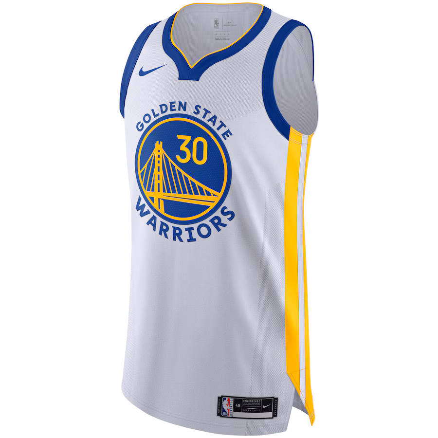 Stephen Curry, Golden State Warriors, Edizione Associativa, Bianco