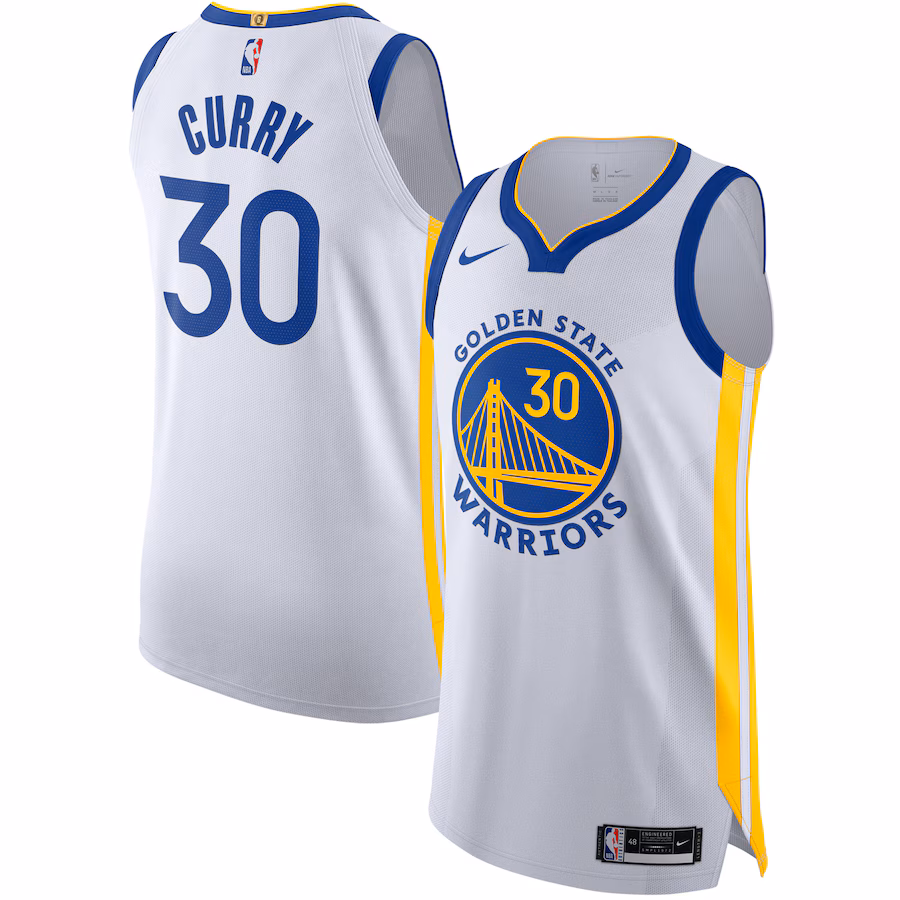 Stephen Curry, Golden State Warriors, Edizione Associativa, Bianco