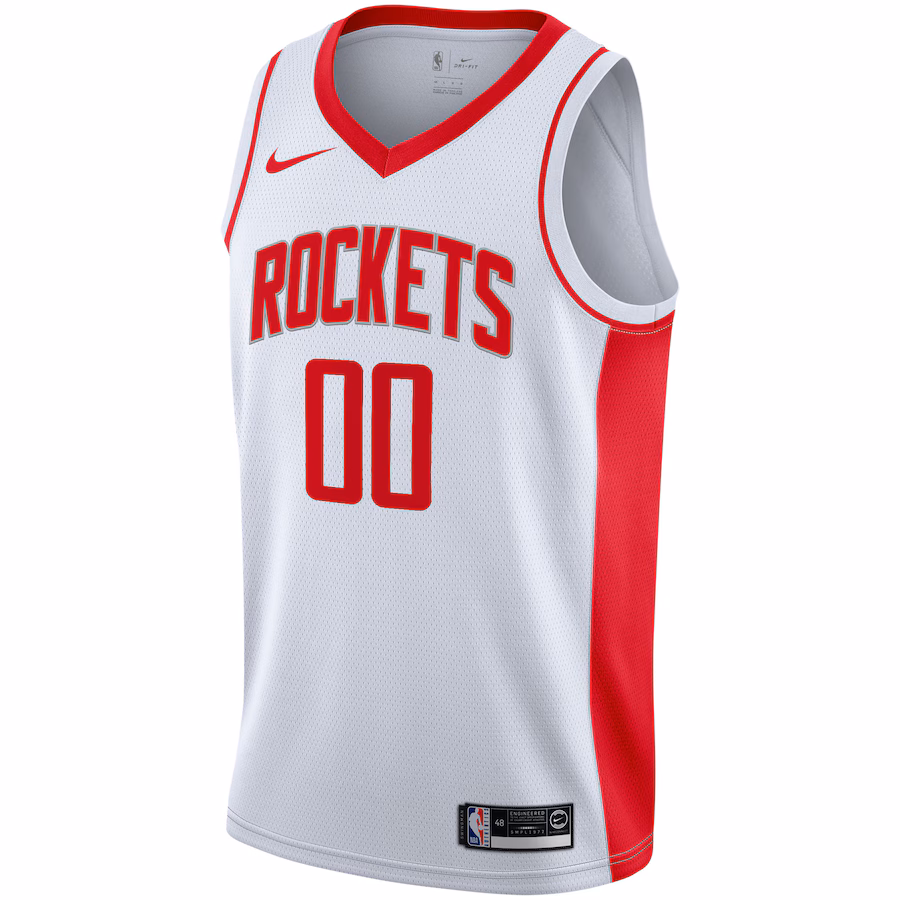 Houston Rockets 2020/21 Custom Jersey, Association Edition, White