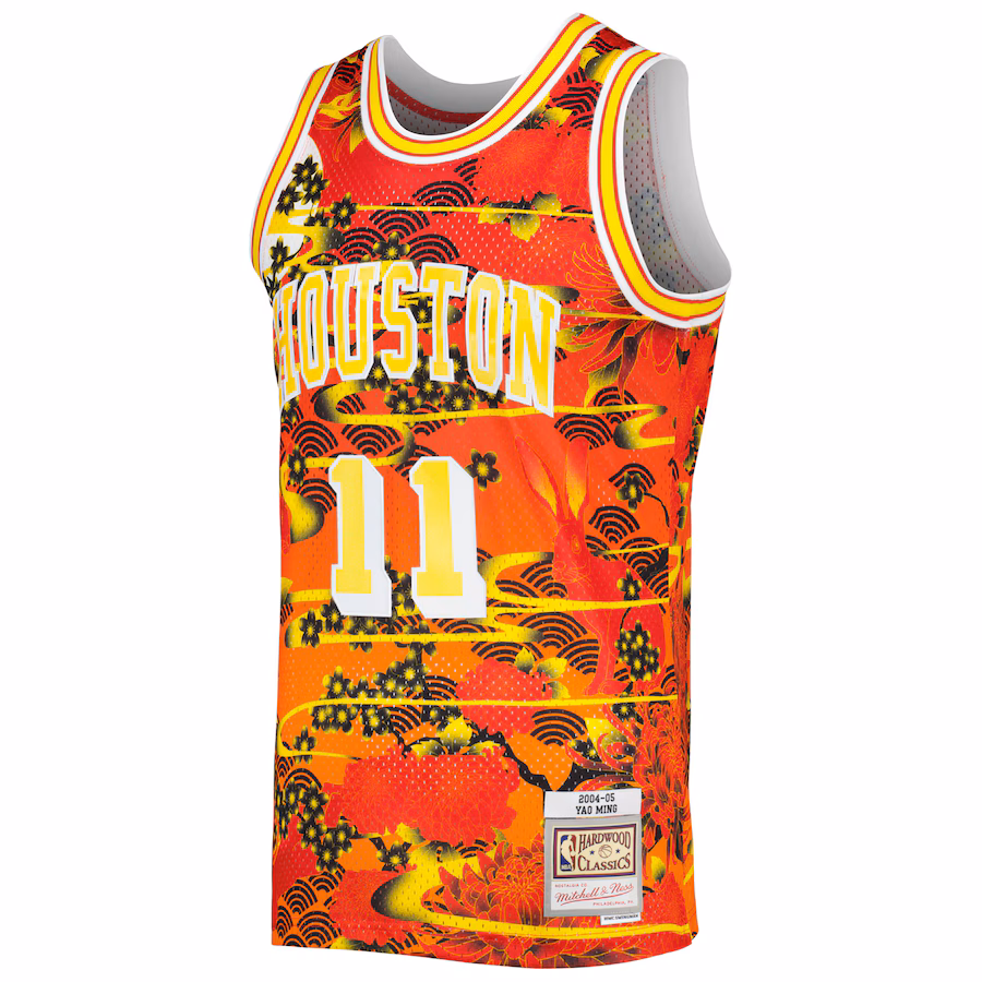 Canotta Yao Ming Houston Rockets 2004/05 Capodanno Lunare Retro