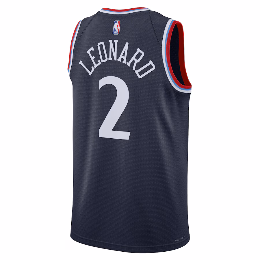 Kawhi Leonard, Los Angeles Clippers 2024/25 Icon Edition, Navy Blue