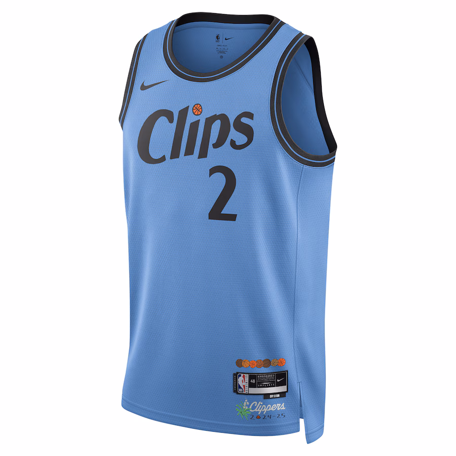 Kawhi Leonard, Los Angeles Clippers 2024/25 City Edition, Light Blue