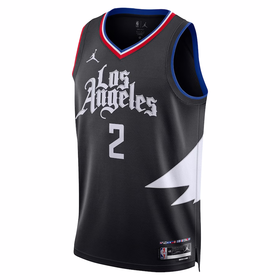 LA Clippers Kawhi Leonard Statement Edition Jersey Black
