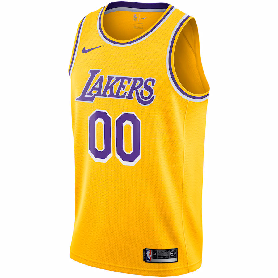 Los Angeles Lakers, Maglia personalizzata 2020/21, Oro