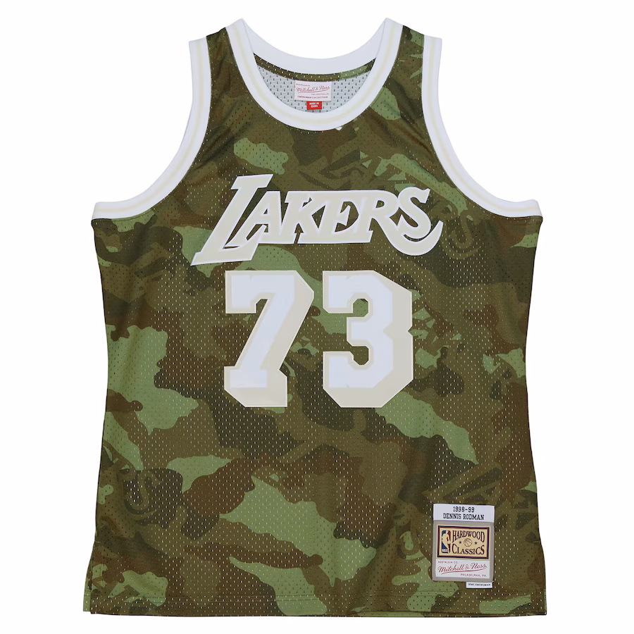 Dennis Rodman, Los Angeles Lakers, Maglia Verde Fantasma 1998/99, Camuffo