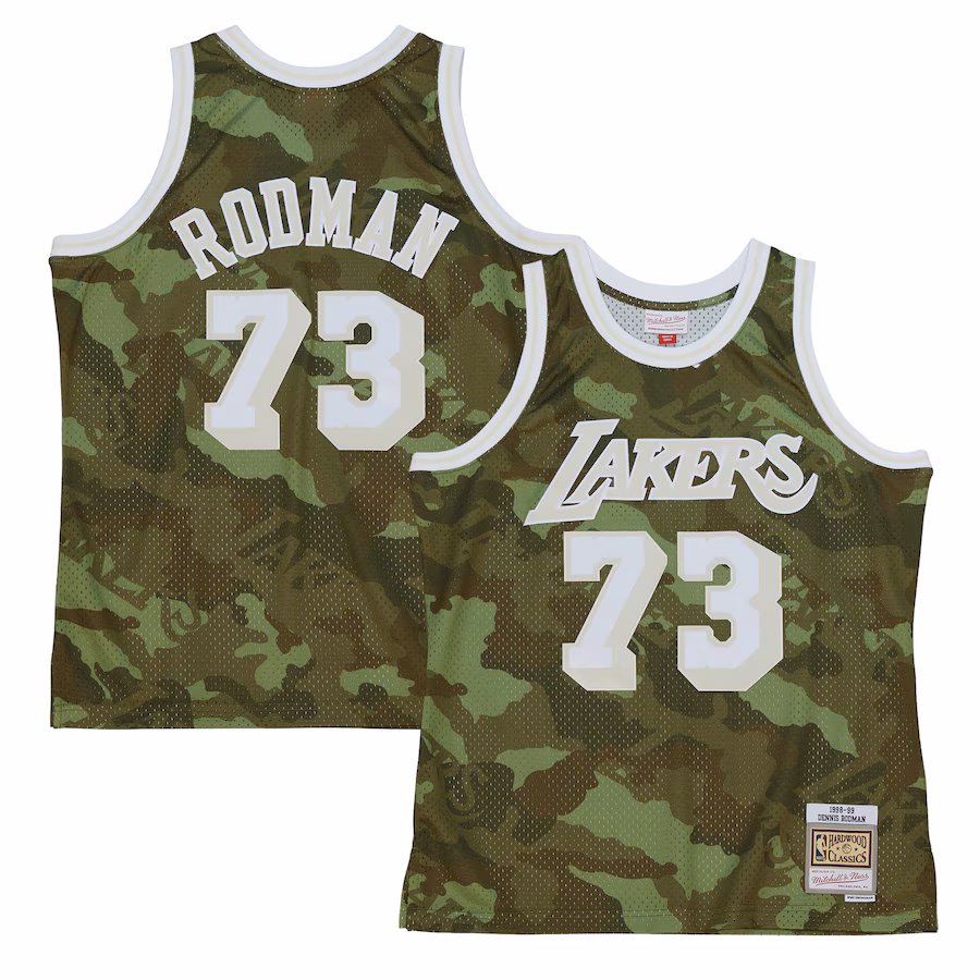 Dennis Rodman, Los Angeles Lakers, Maglia Verde Fantasma 1998/99, Camuffo
