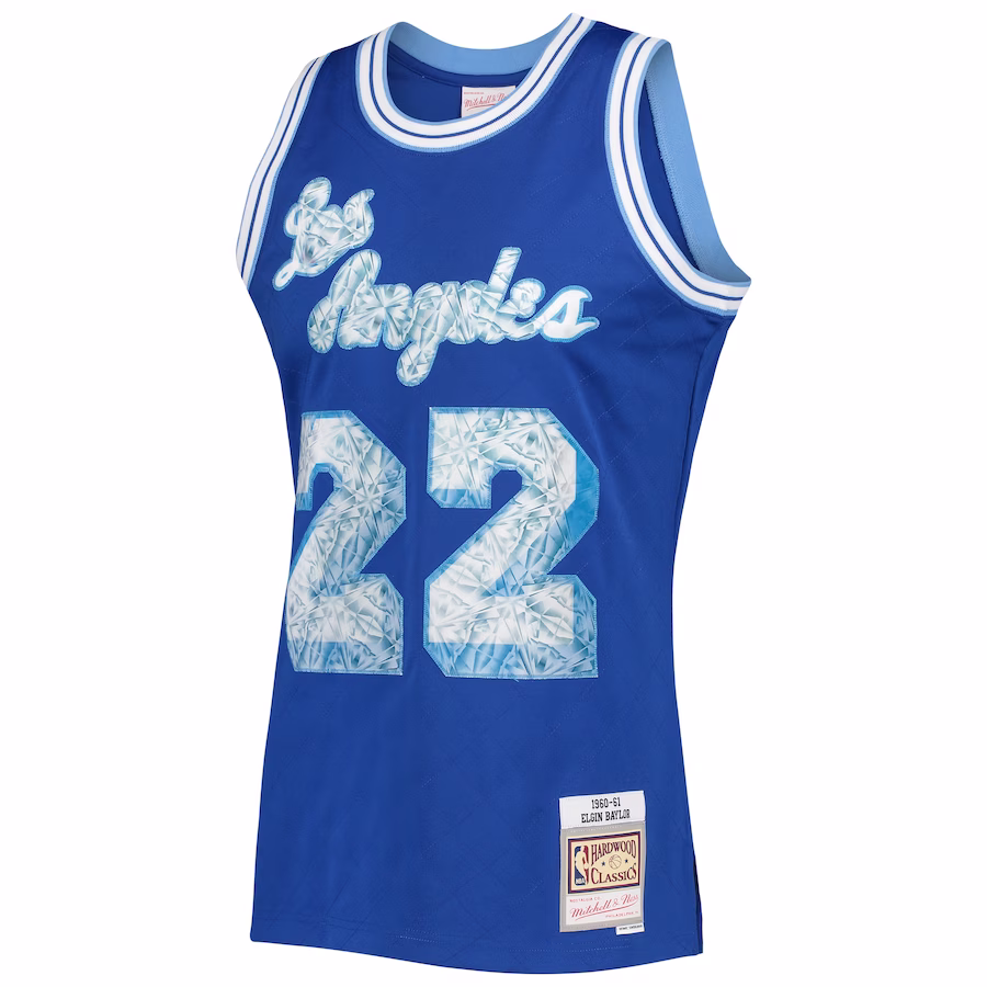 Maillot Elgin Baylor Lakers Mitchell & Ness 75e Anniversaire Diamond Edition 1996/97