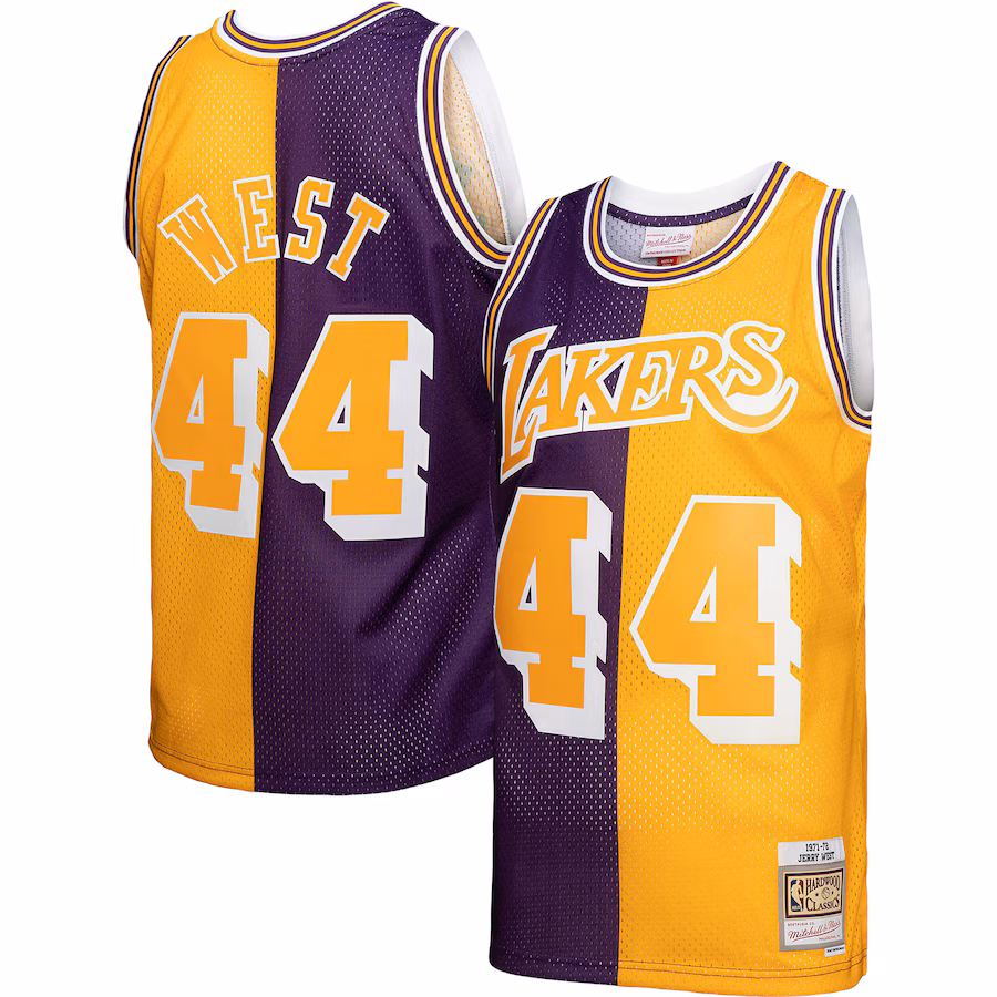 Jerry West, Los Angeles Lakers, 1971/72, Viola/Oro