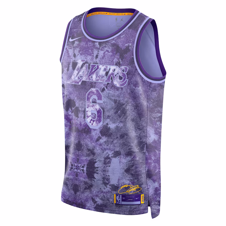 LeBron James, Los Angeles Lakers, Unisex, Viola