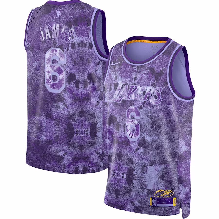 LeBron James, Los Angeles Lakers, Unisex, Viola