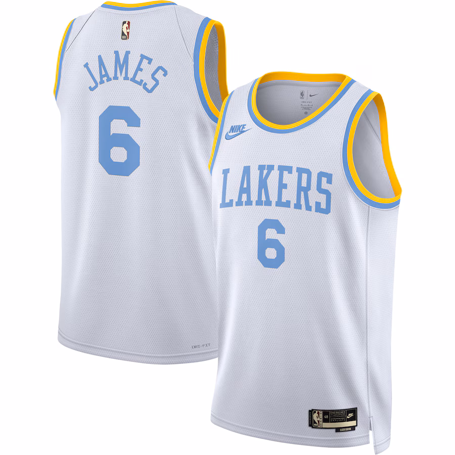 LeBron James, Los Angeles Lakers, Edizione Classica, Bianca