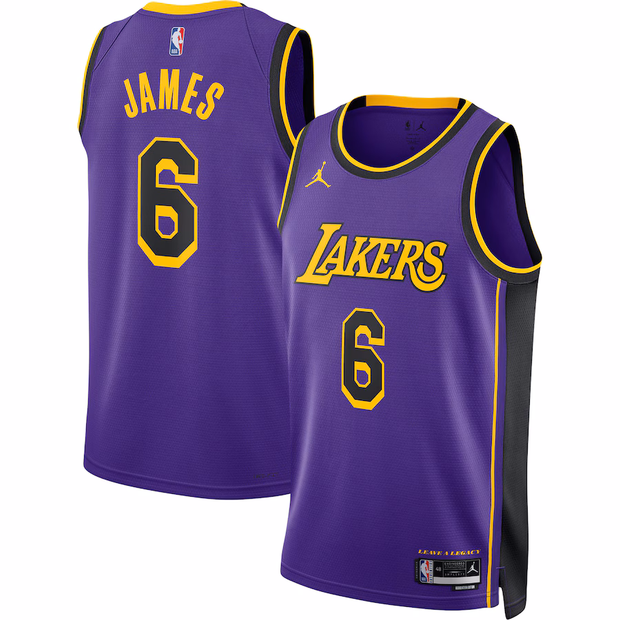 LeBron James, Los Angeles Lakers, Unisex, Edizione Statement, Viola