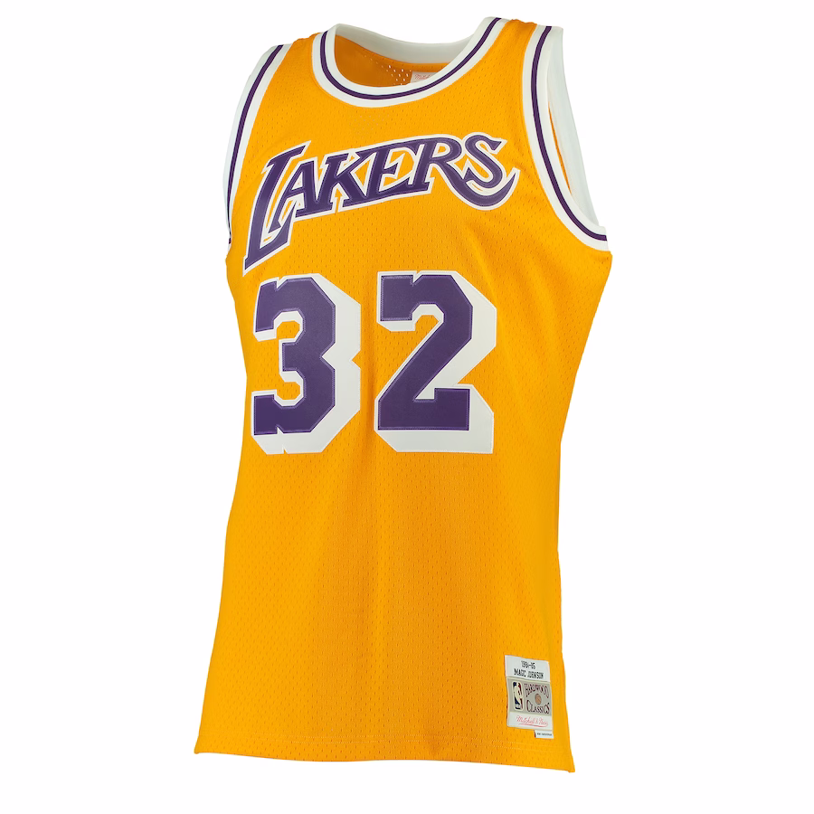 Magic Johnson, Los Angeles Lakers, 1984/85 Hardwood Classics, Or
