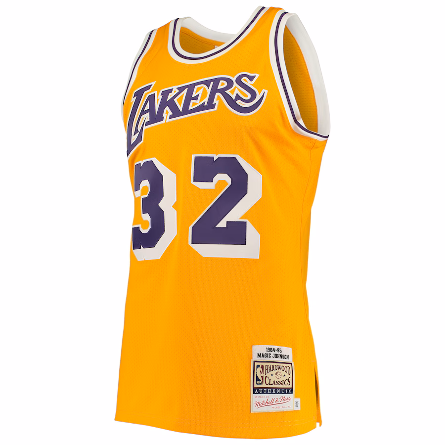 Magic Johnson, Los Angeles Lakers, 1984/85 Hardwood Classics, Or