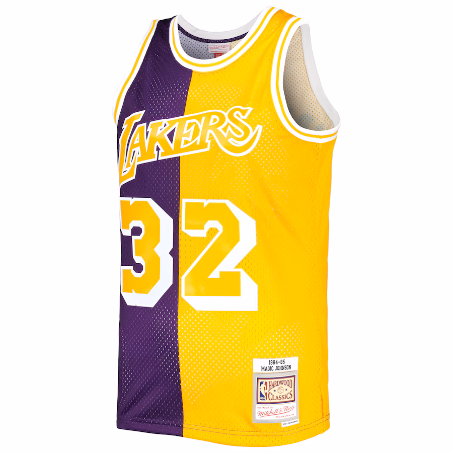 Magic Johnson, Los Angeles Lakers 1984/85, Púrpura/Oro
