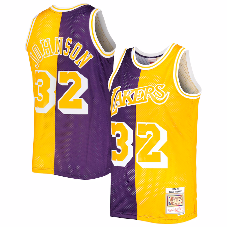 Magic Johnson, Los Angeles Lakers 1984/85, Violet/Or