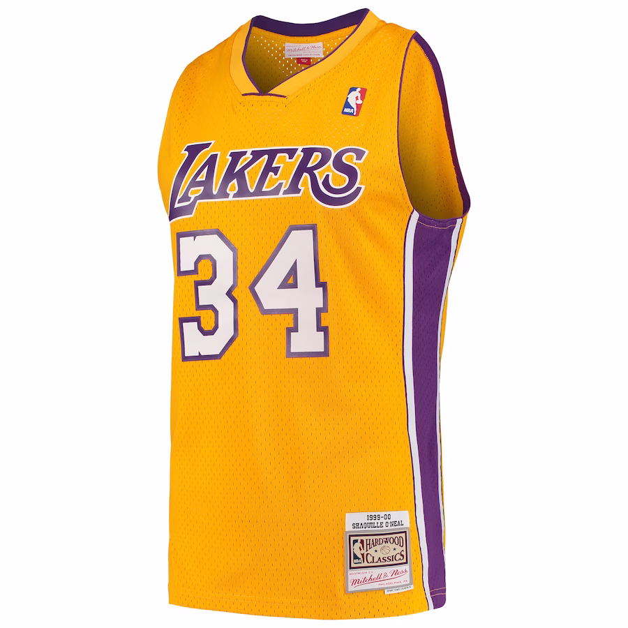 Shaquille O'Neal, Los Angeles Lakers, Hardwood Classics, Or