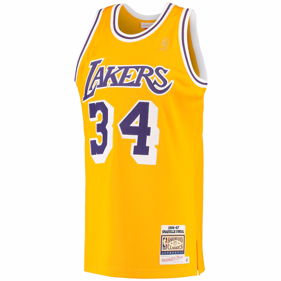 Shaquille O'Neal, Los Angeles Lakers, 1996/97 Hardwood Classics, Oro