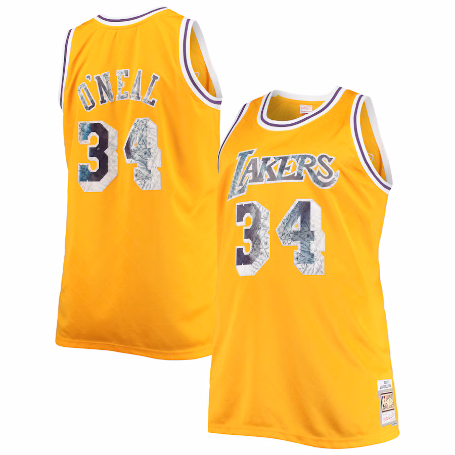 Shaquille O'Neal, Los Angeles Lakers, 1996-97 Édition Diamant du 75e Anniversaire de la NBA, Or