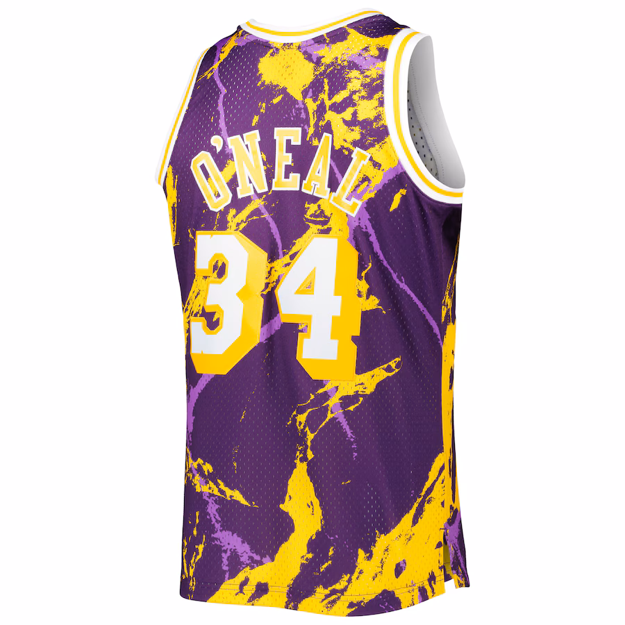 Shaquille O'Neal, Los Angeles Lakers, 1996/97 Mármol Clásico, Púrpura