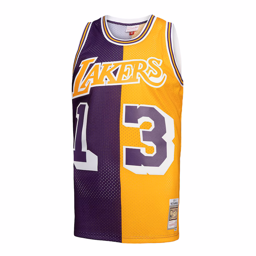 Wilt Chamberlain, Los Angeles Lakers, 1971/72, Violet/Or