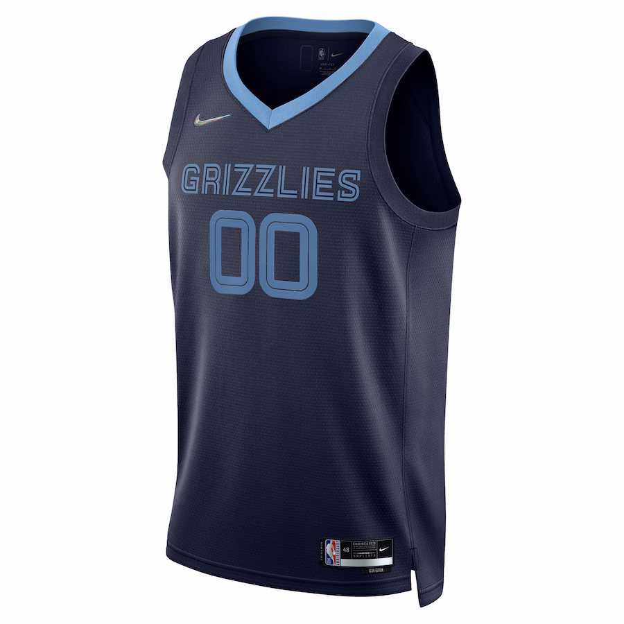 Memphis Grizzlies 2021/22 Edizione Icona Blu marinaio