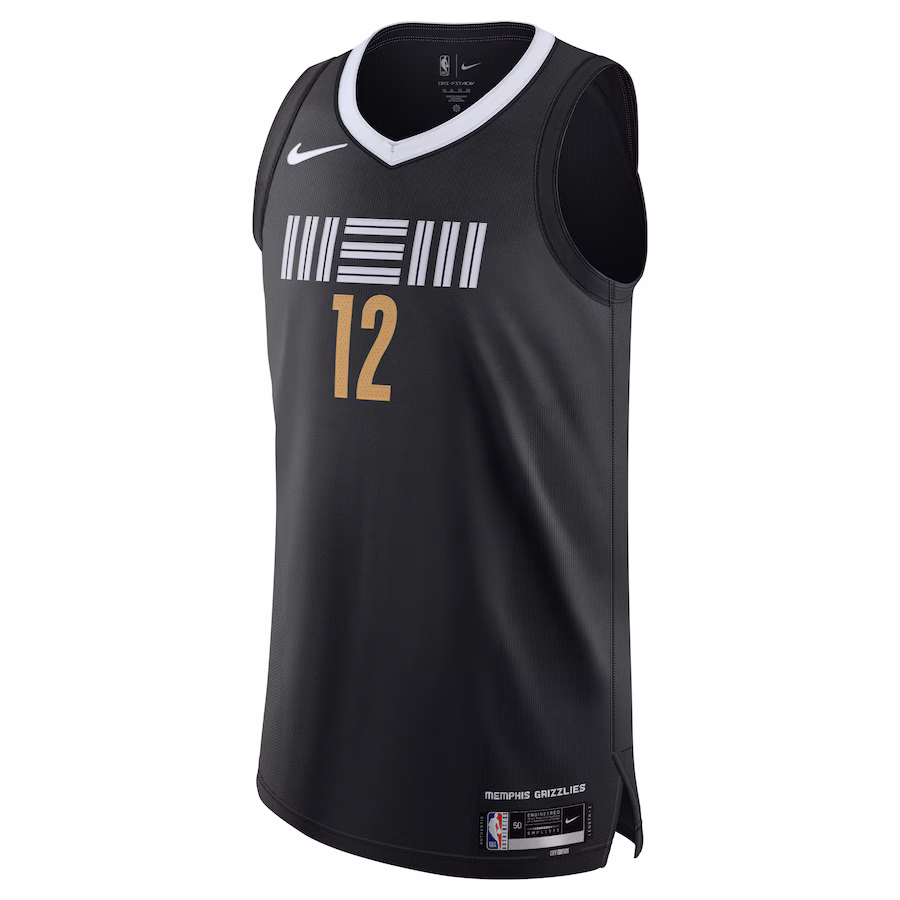 Ja Morant, Memphis Grizzlies, City Edition, Black