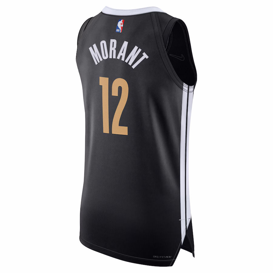 Ja Morant, Memphis Grizzlies, City Edition, Black