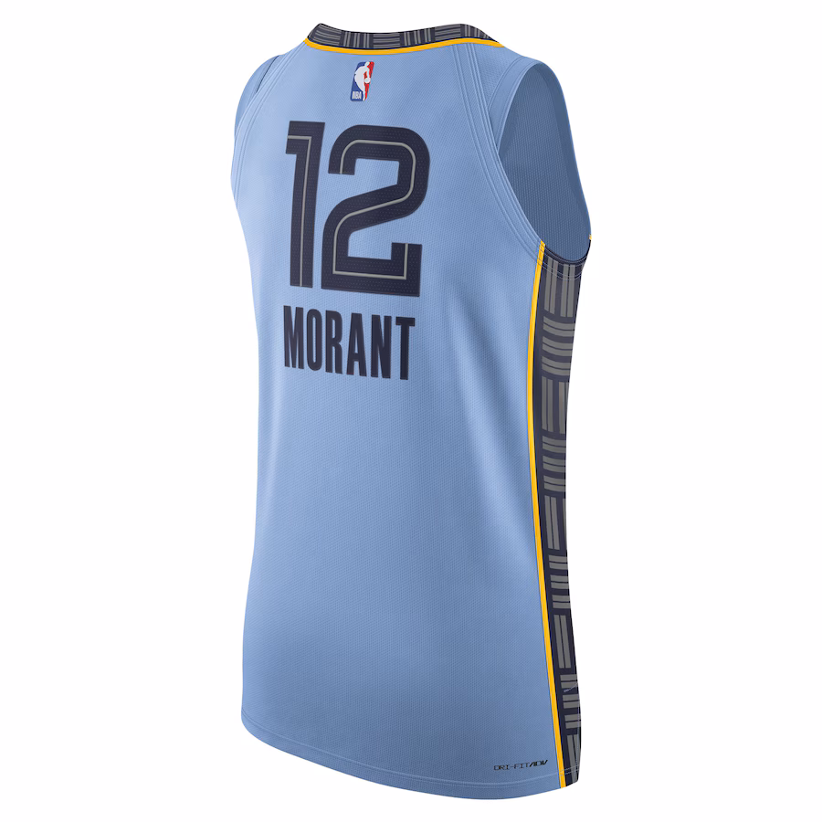 Ja Morant, Memphis Grizzlies, Statement Edition, Light Blue