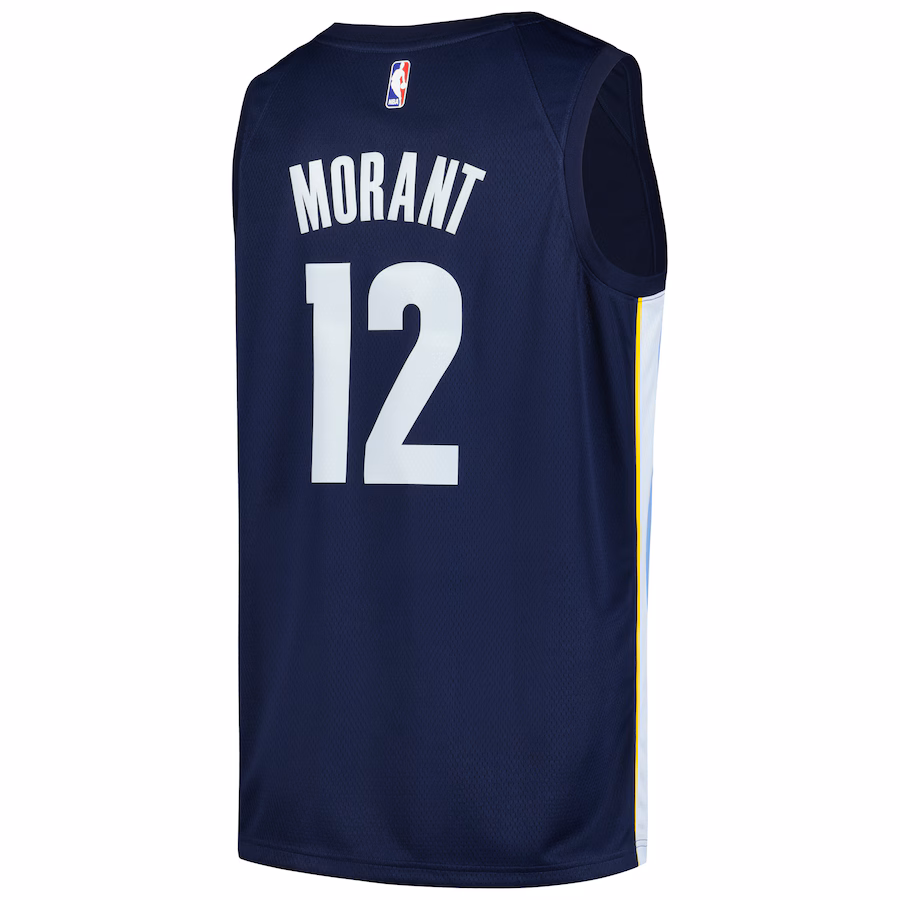 Ja Morant, Memphis Grizzlies, Edizione Icona, Blu marinaio