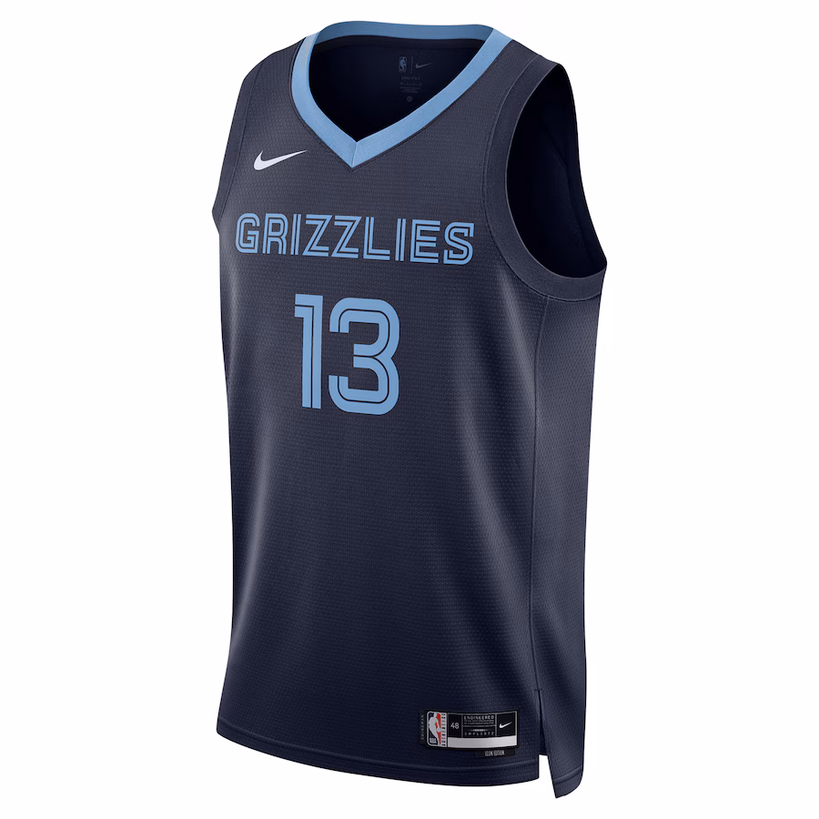 Jaren Jackson Jr., Memphis Grizzlies, Icon Edition, Navy Blue