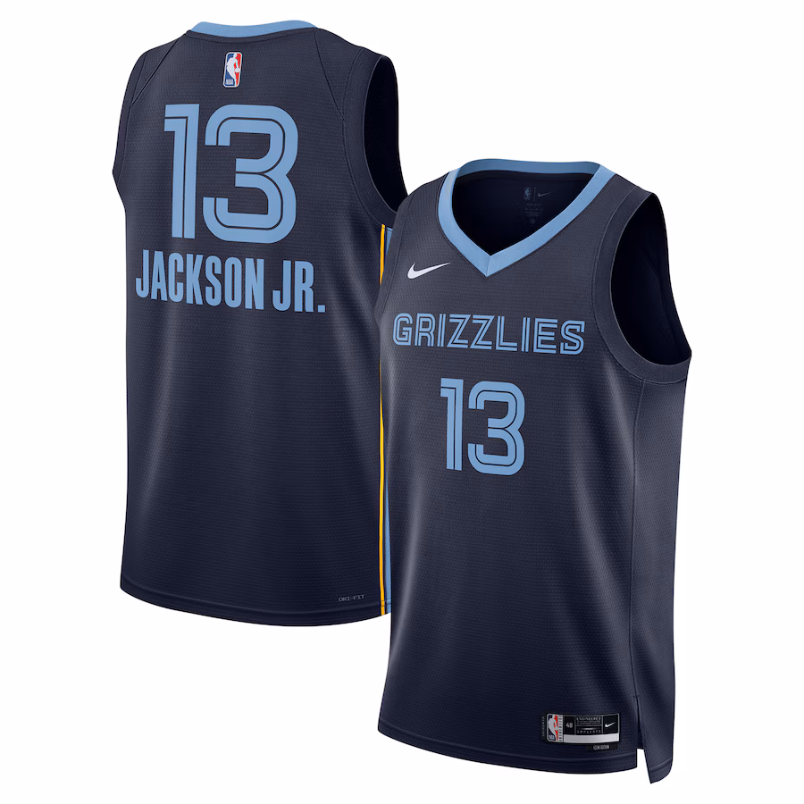 Jaren Jackson Jr., Memphis Grizzlies, Edizione Icona, Blu Marina