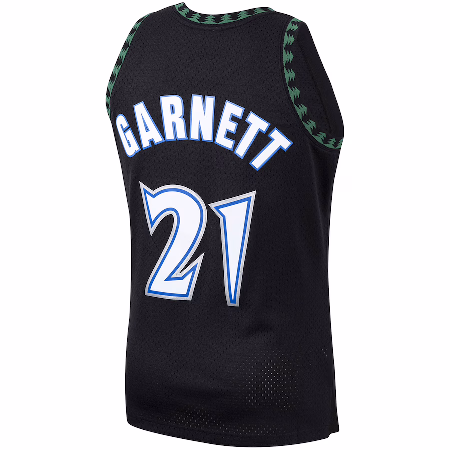 Kevin Garnett Minnesota Timberwolves Black Jersey