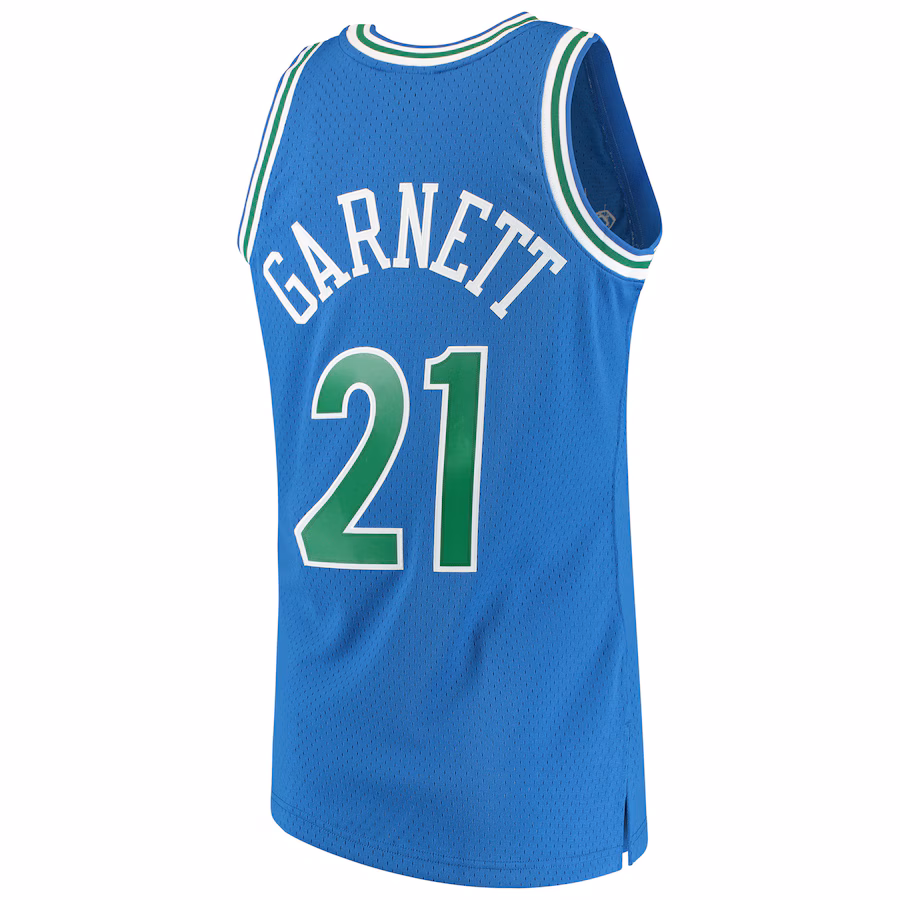 Kevin Garnett Minnesota Timberwolves 1995-97 Blue Jersey