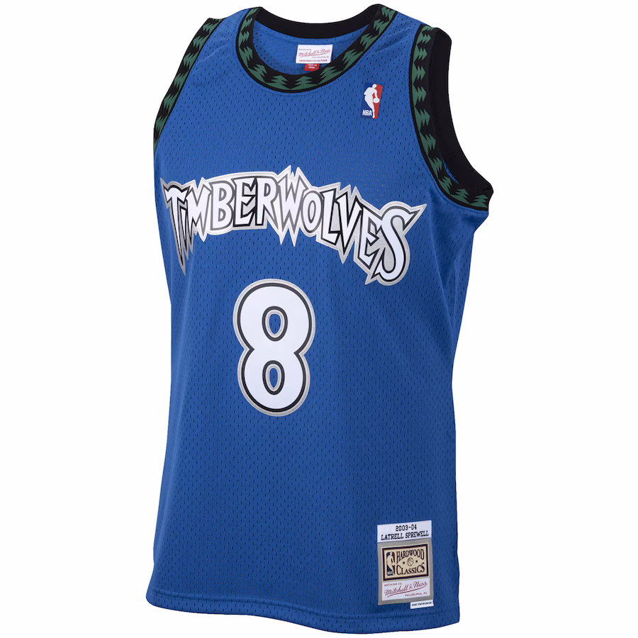 Latrell Sprewell, Minnesota Timberwolves, 2003-04, Blu