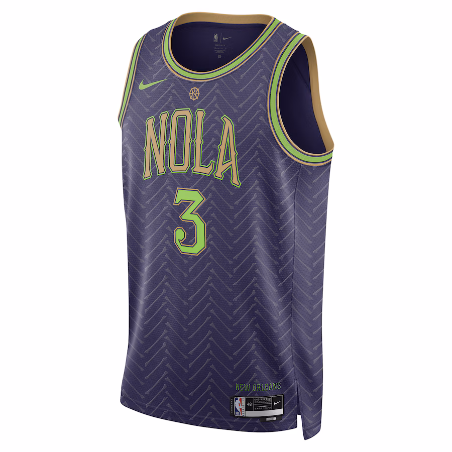 CJ McCollum, New Orleans Pelicans, 2024/25 Season, City Edition, Purple
