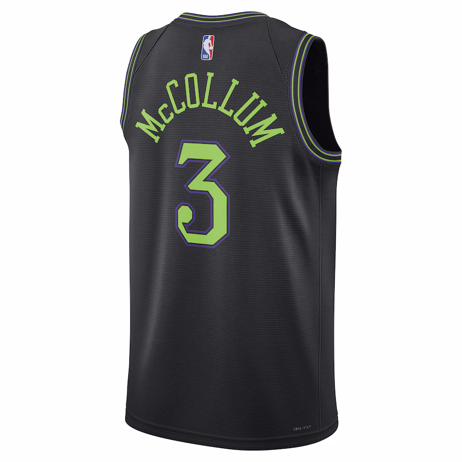 CJ McCollum, New Orleans Pelicans, 2023/24 Season, City Edition, Black