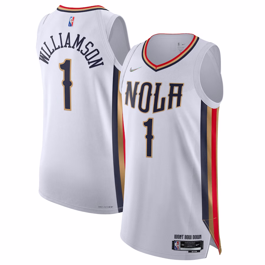 Zion Williamson, New Orleans Pelicans, City-Edition 2021/22, Weiß