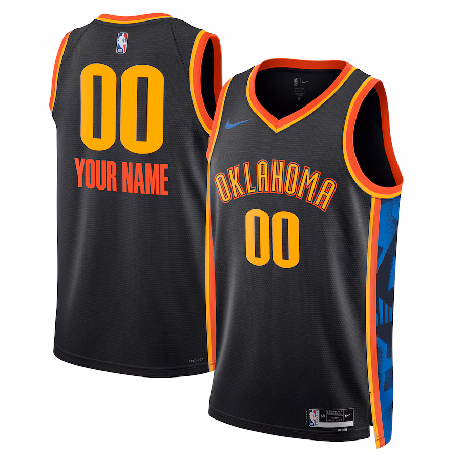 Oklahoma City Thunder 2024/25 Custom City Edition - Nero
