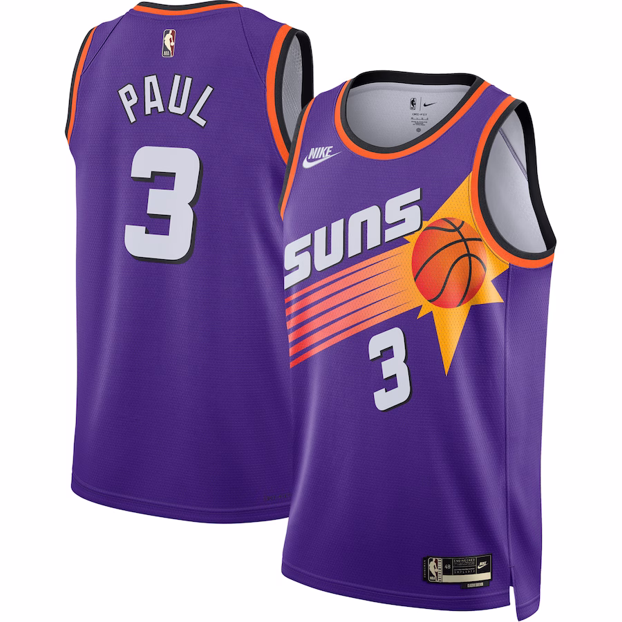 Maglia Swingman di Chris Paul per i Phoenix Suns - Edizione Classica - Viola