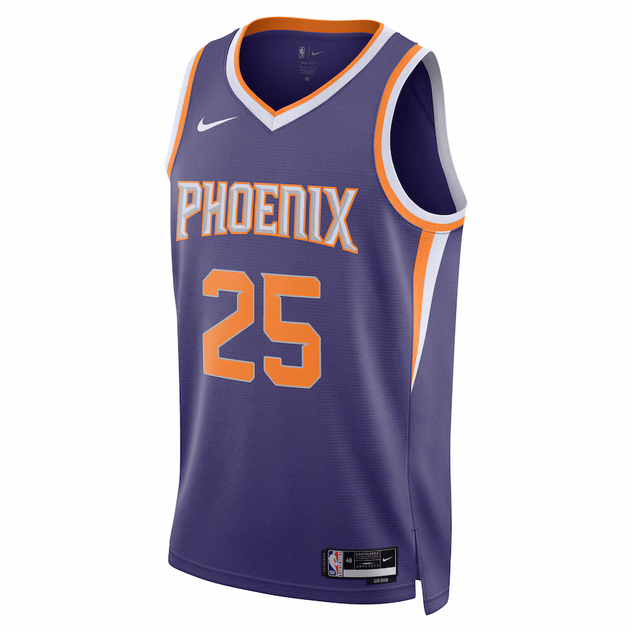 Maillot Swingman unisexe de Mikal Bridges pour les Phoenix Suns - Édition Icône - Violet