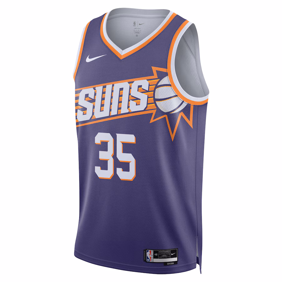 Maillot Swingman Unisexe de Kevin Durant pour les Phoenix Suns - Édition Icône - Violet