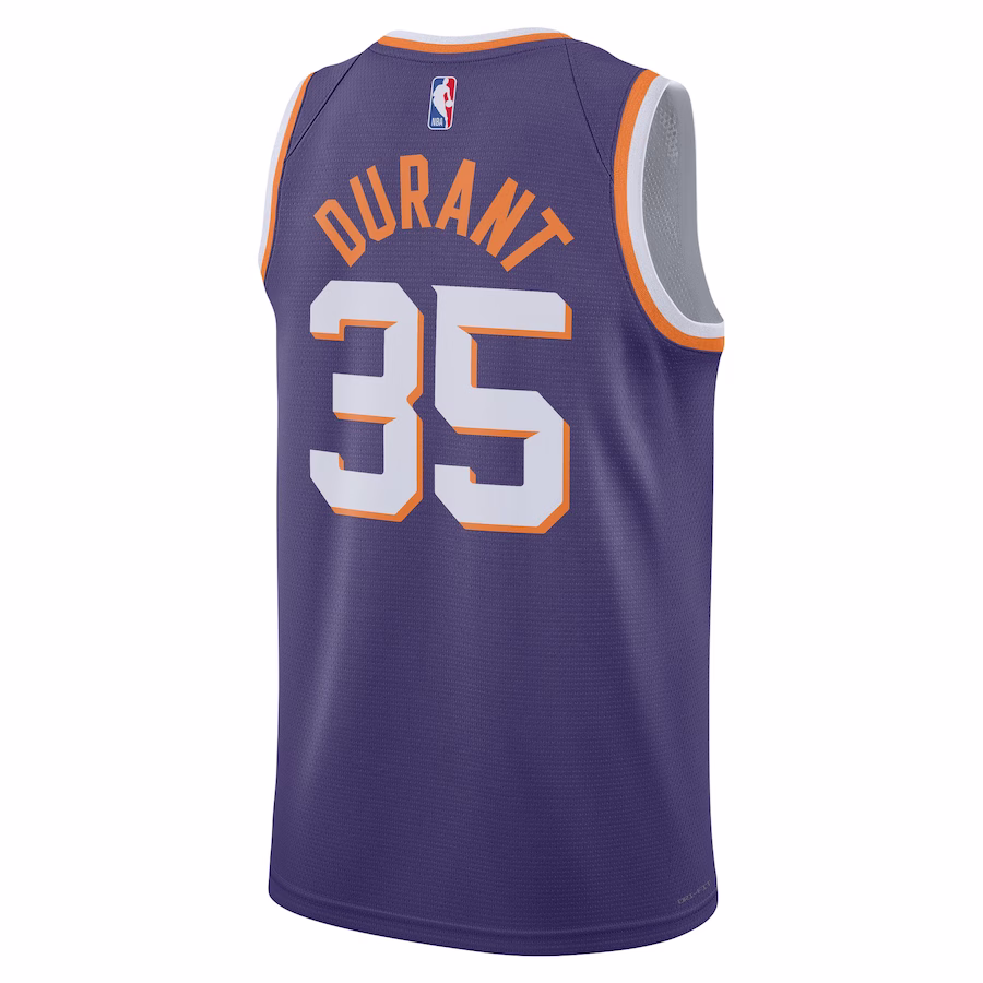 Maillot Swingman Unisexe de Kevin Durant pour les Phoenix Suns - Édition Icône - Violet